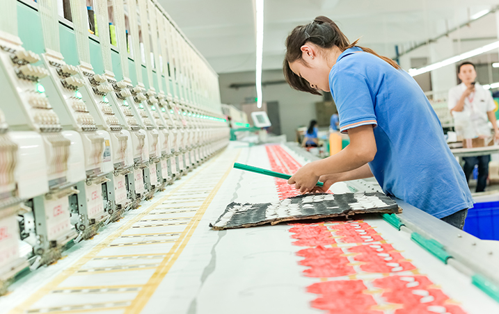 刺繡車間